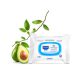 Organic avocado cleansing wipes