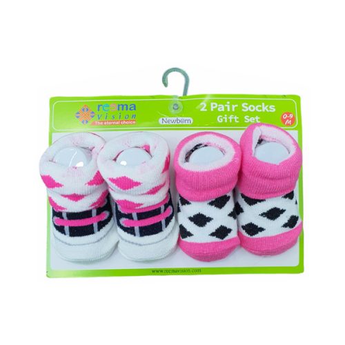 2 Pair Socks-Girl-LN1361