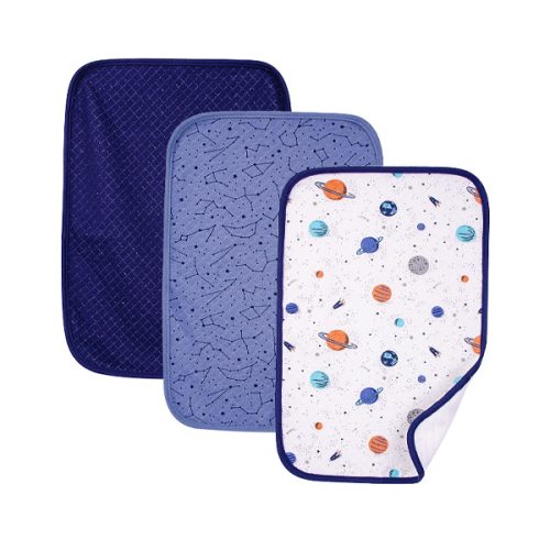 Quilted Burp Cloth 3pc Boy