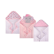 Knit Terry Hooded Towel 3pc Girl 57993