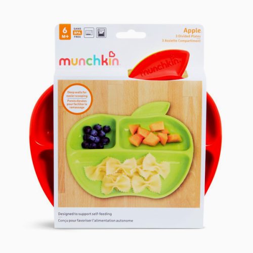 Munchkin Apple Kids Divided Plates MK01210